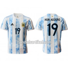 Argentinien Kun Agüero 19 Heim Trikotsatz 2020